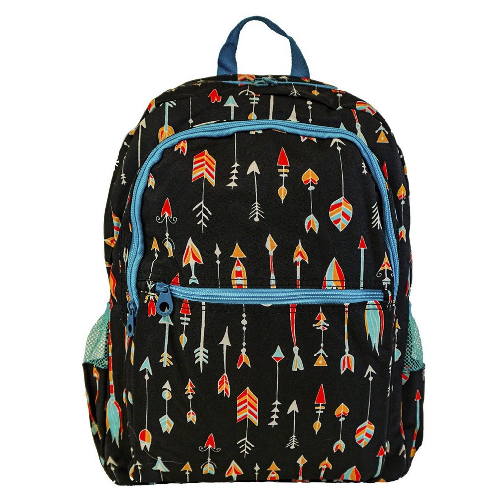 Arrow Print Backpack